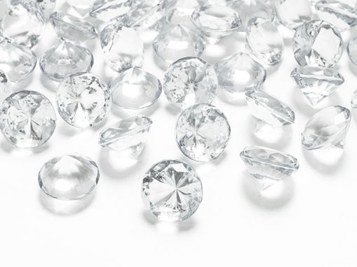 Picture of DIAMOND CONFETTI COLOURLESS 20MM